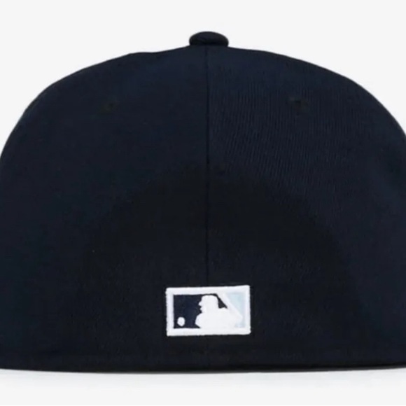 New York Yankees New Era Navy 5950 Hat 1999 WS Patch Size 7  Sky Blue UV - Picture 2 of 5